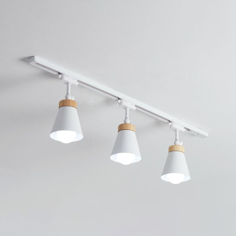 Aim Moderne LED Plafonnier Noir/Blanc Métal Chambre à coucher