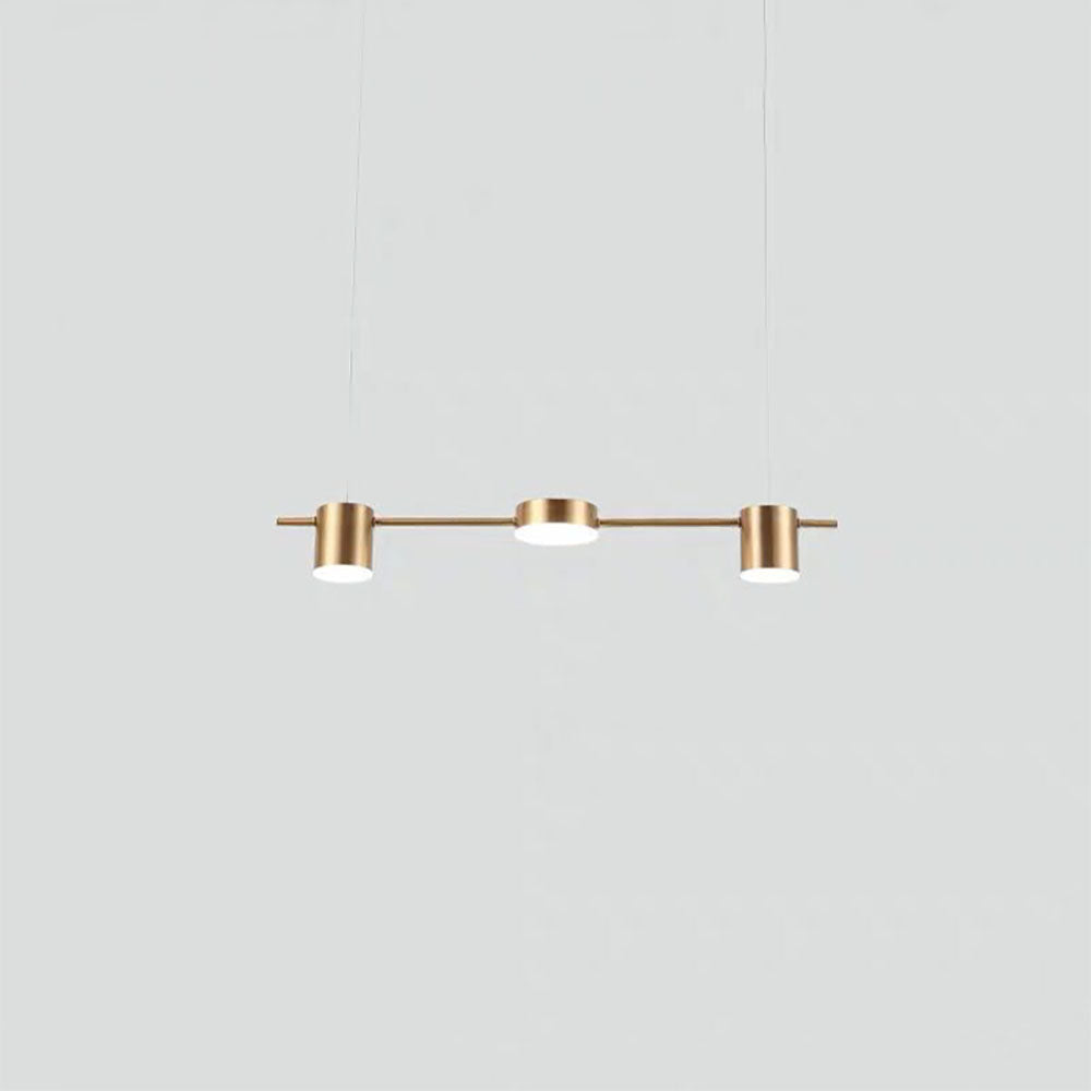 Arisha Modern LED Suspension Or Noir Métal Salon Chambre à Coucher - Neutralighting