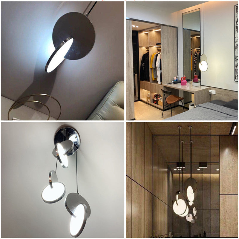 Arisha Luminaires Suspension Minimaliste Métal Or/Argent Salon - Neutralighting
