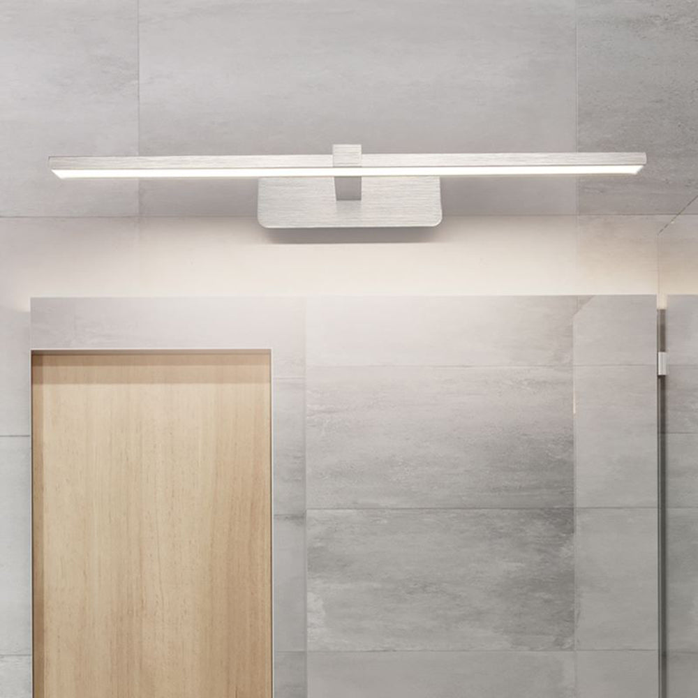 Arisha Simple LED Applique Murale Linéaire Moderne Métal/Acrylique Argent Salle de Bain - Neutralighting