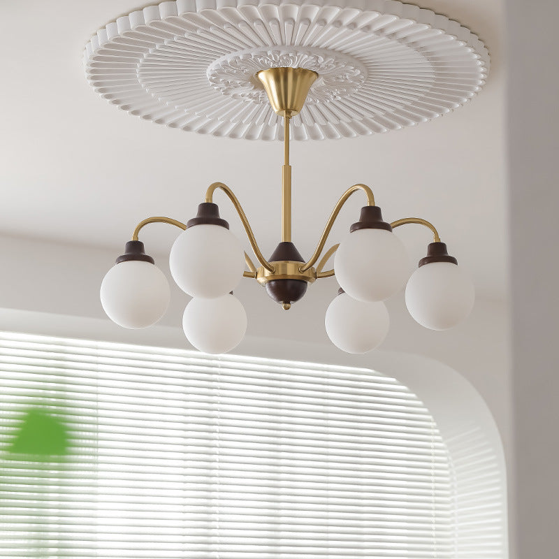 Valentina Français LED Lustre Chromé Or Salon/Chambre À Coucher