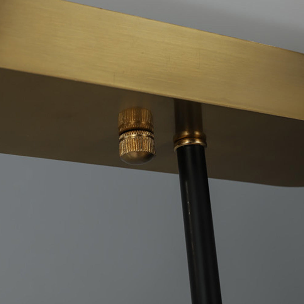 Ray Suspension Linéaire Moderne, Metal/Acrylique, Rouge/Marron, Chambre - Neutralighting