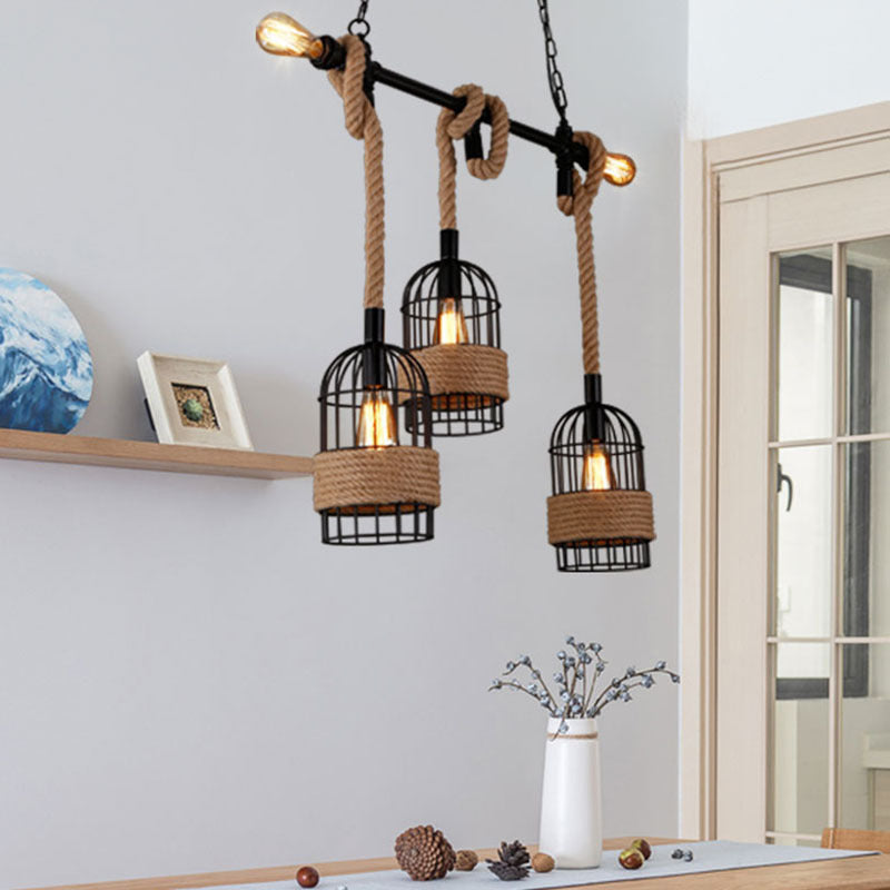 Epoch Suspension LED Rétro en Métal Noir Pour Café/Bar/Salle à Manger - Neutralighting