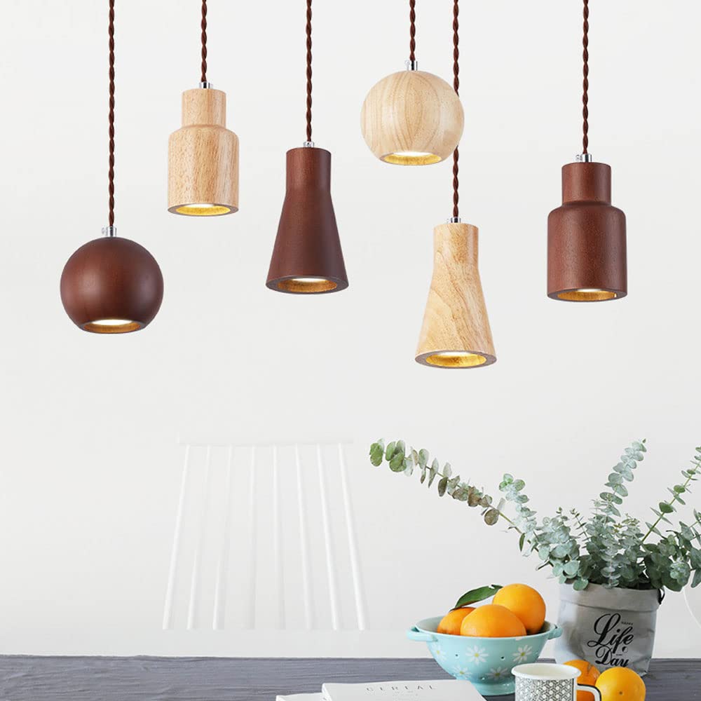 Muto Cottage Installer LED Suspension Bois Cuisine/Chambre à coucher - Neutralighting