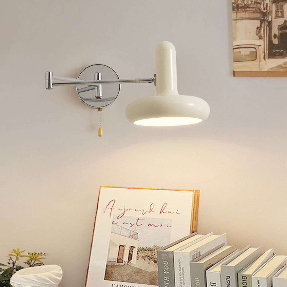 Arisha Applique Murale Orientable Scandinave, Métal, Blanc, Salon - Neutralighting