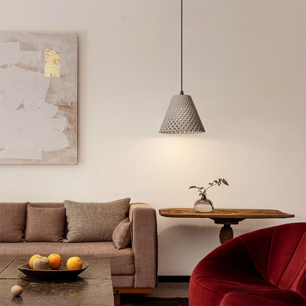 Valentina Moderne Cône Tissu Forme Suspension Chambre à Coucher Salle à Manger - Neutralighting