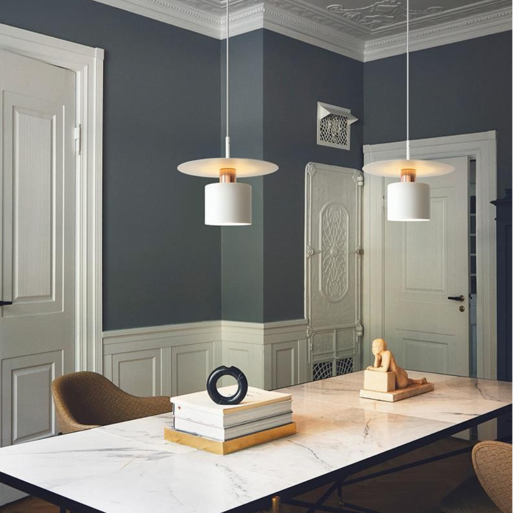 Valentina Industrie LED Suspension Métal Chambre à coucher/salle à manger - Neutralighting