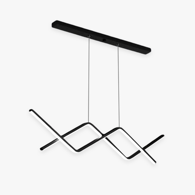 Arisha Luminaires Suspension Lineaire Minimaliste En Aluminium Pour La Cuisine Ou Salon - Neutralighting