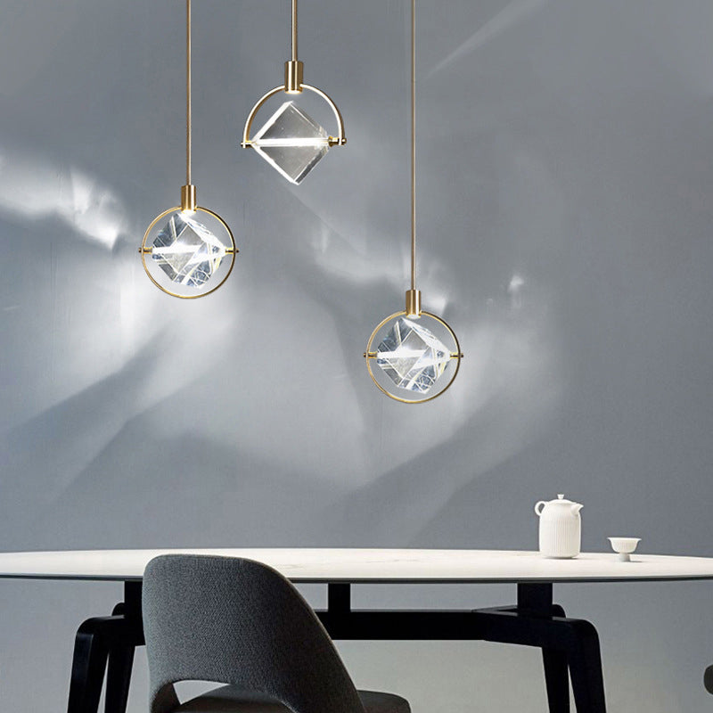 Kristy Suspension Luxe Moderne Métal/Cristal Salle à manger - Neutralighting