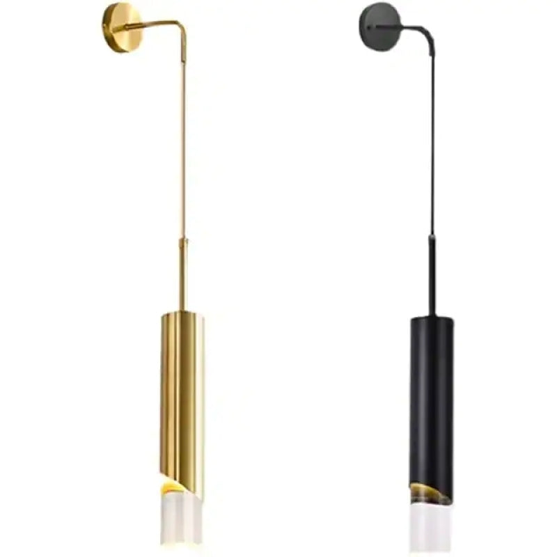 Ray Applique Murale LED Moderne Métal/Acrylique Noir/Or Chambre - Neutralighting