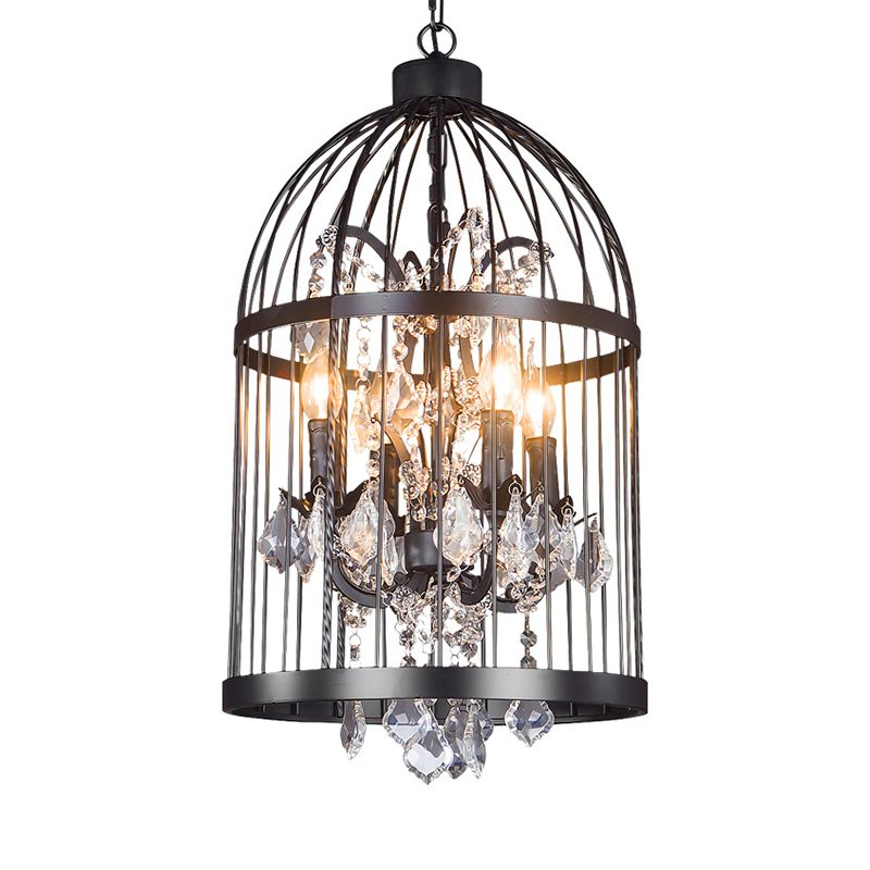 Arisha Industrie LED Suspension Noir Blanc Métal Chambre à coucher - Neutralighting