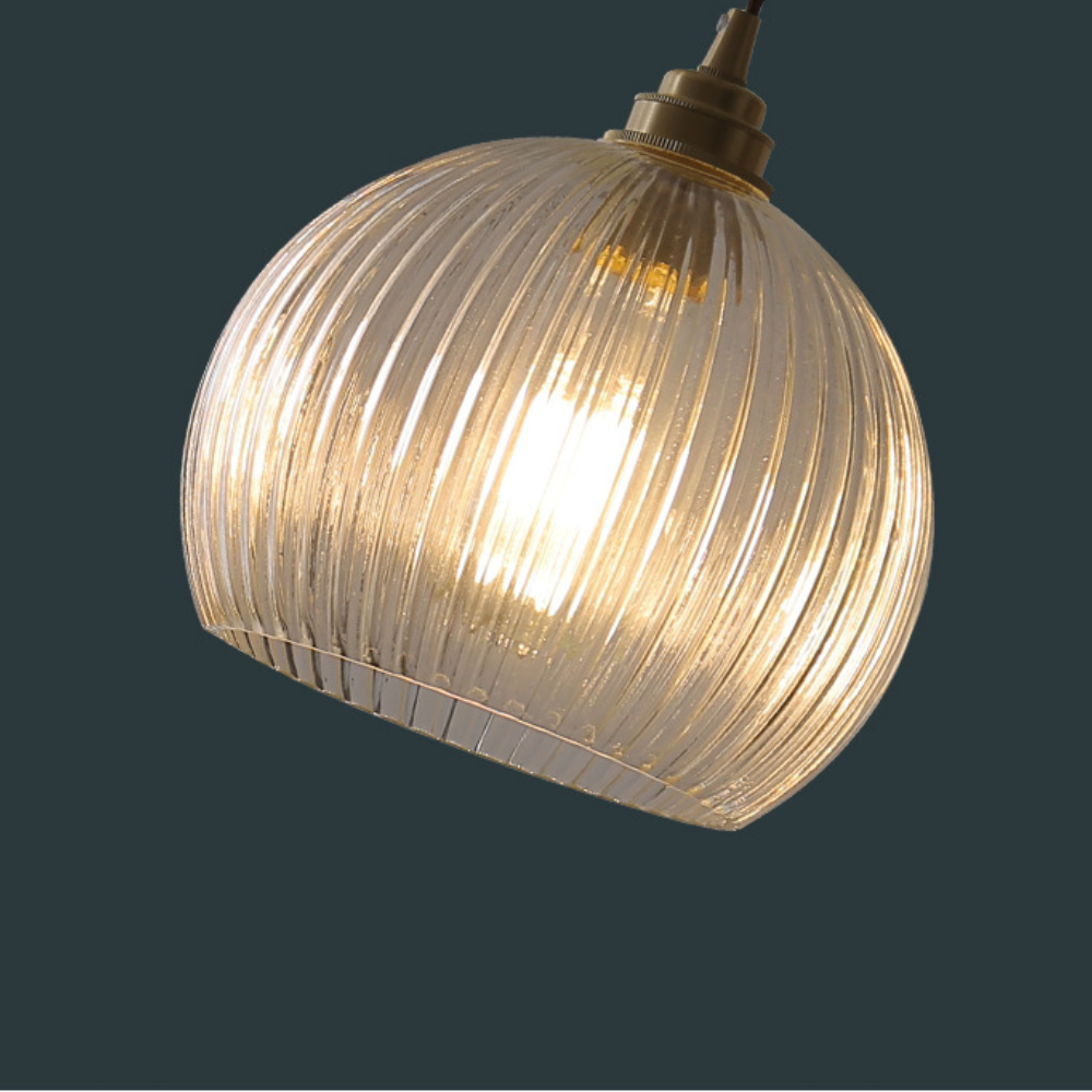 Valentina Minimaliste Sphère Métal/Verre LED Suspension Blanc/Transparent - Neutralighting