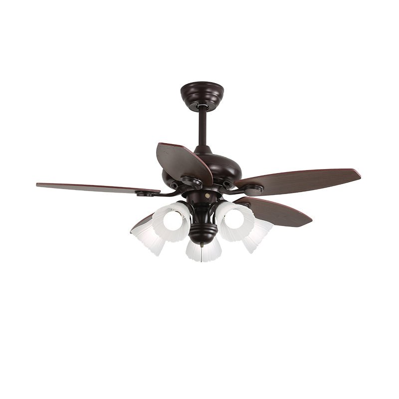 Vue de dessus du plafonnier ventilateur Solara