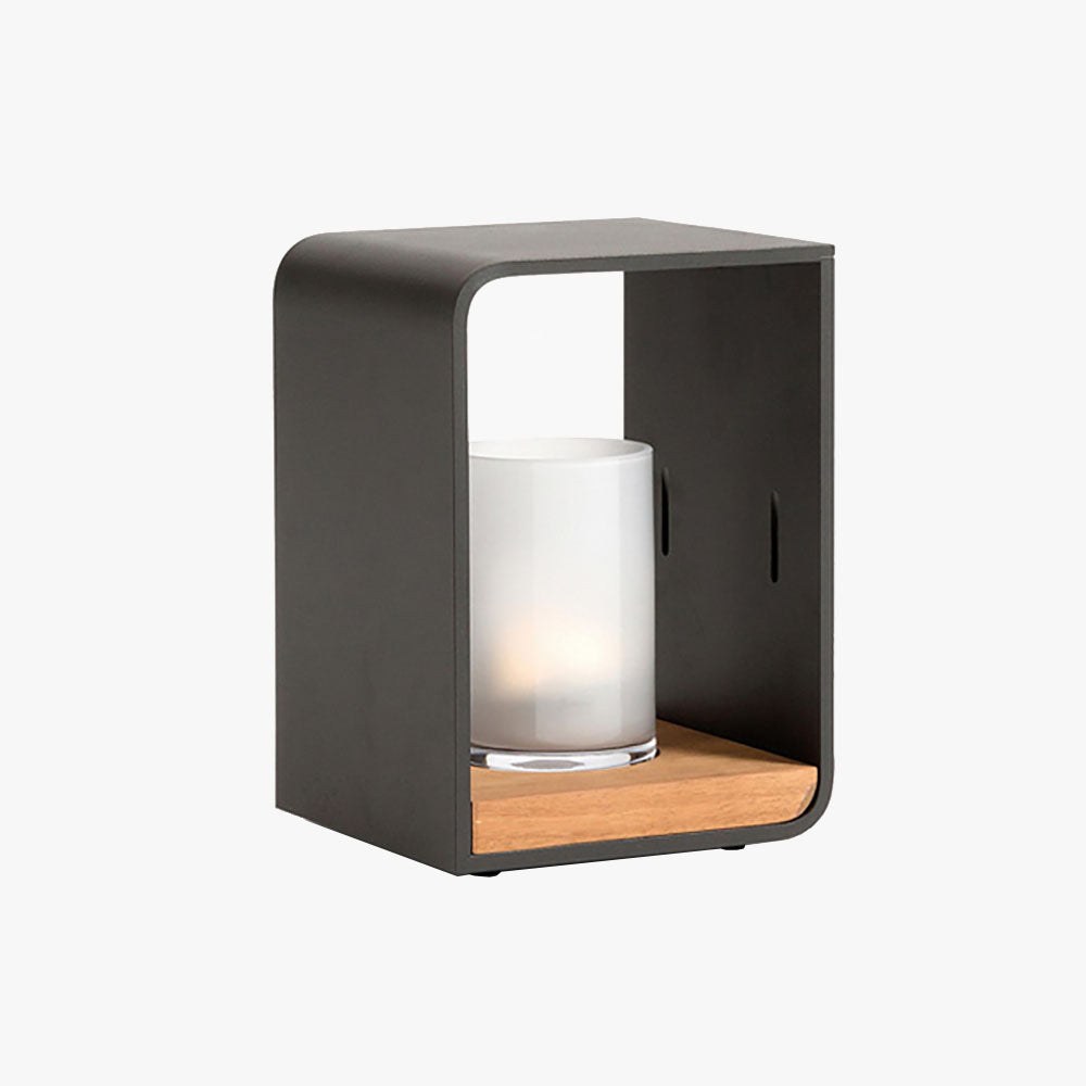 Halie Lampadaire Solaire Bougie Moderne. Métal. Noir. Allée - Neutralighting