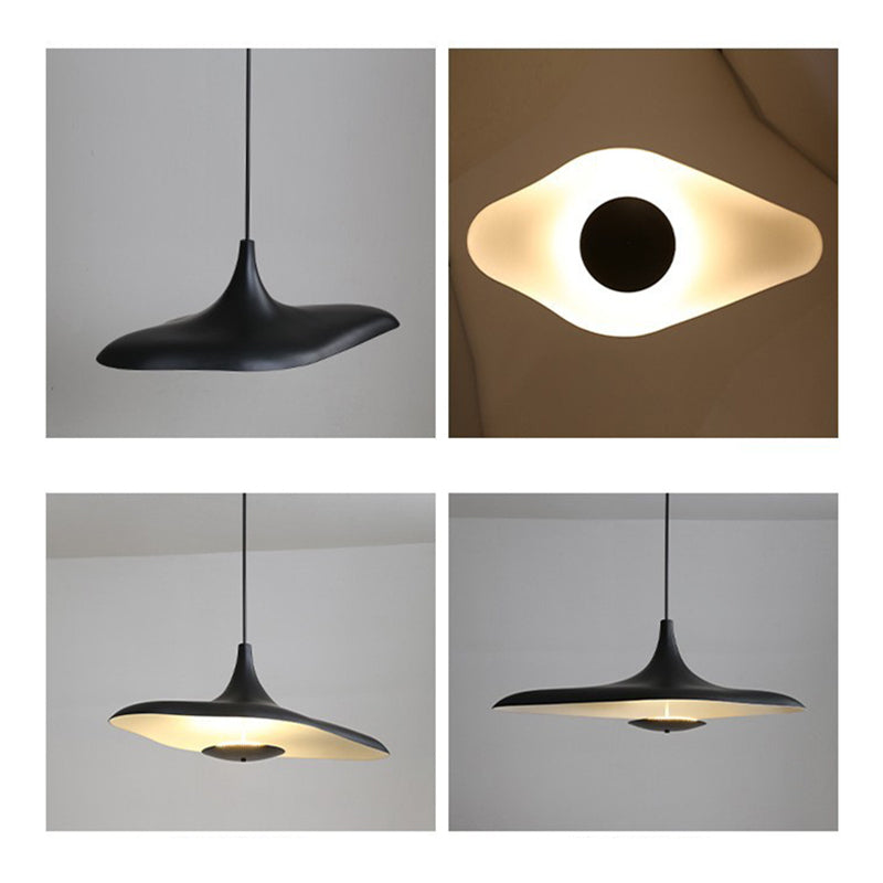 Arisha Suspension Irrégulière Moderne, Résine, Noir/Blanc, Salon - Neutralighting