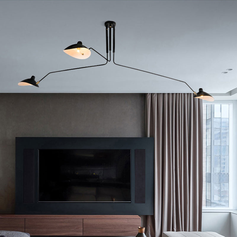 Arisha Luminaires Suspensions Industrielle Moderne Métal Noir Salle d'étude/Salon/Chambre - Neutralighting