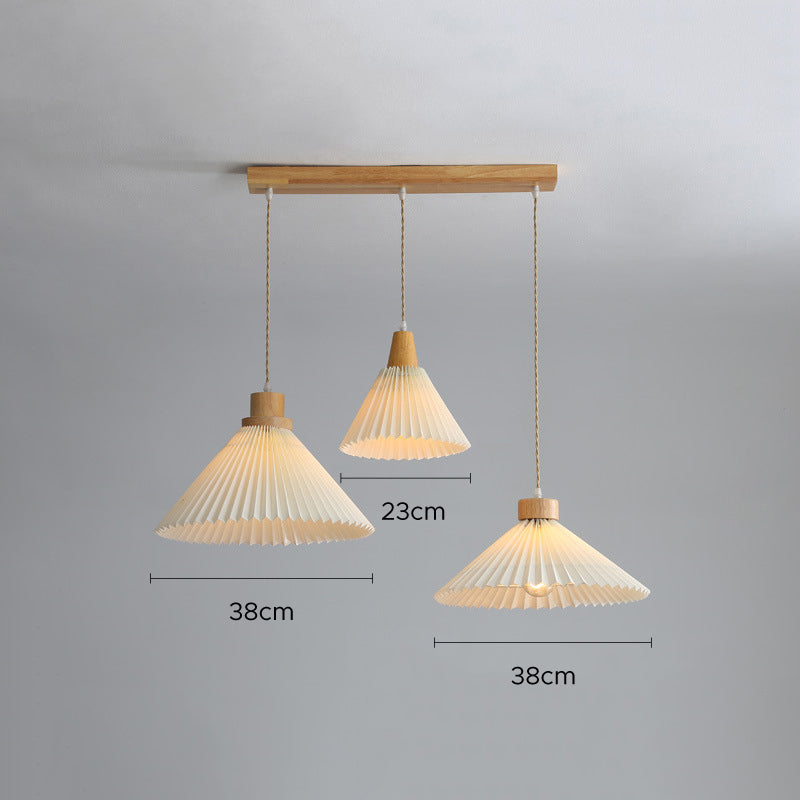 Ritta Suspension Cluster, Plissé 4 Styles - Neutralighting
