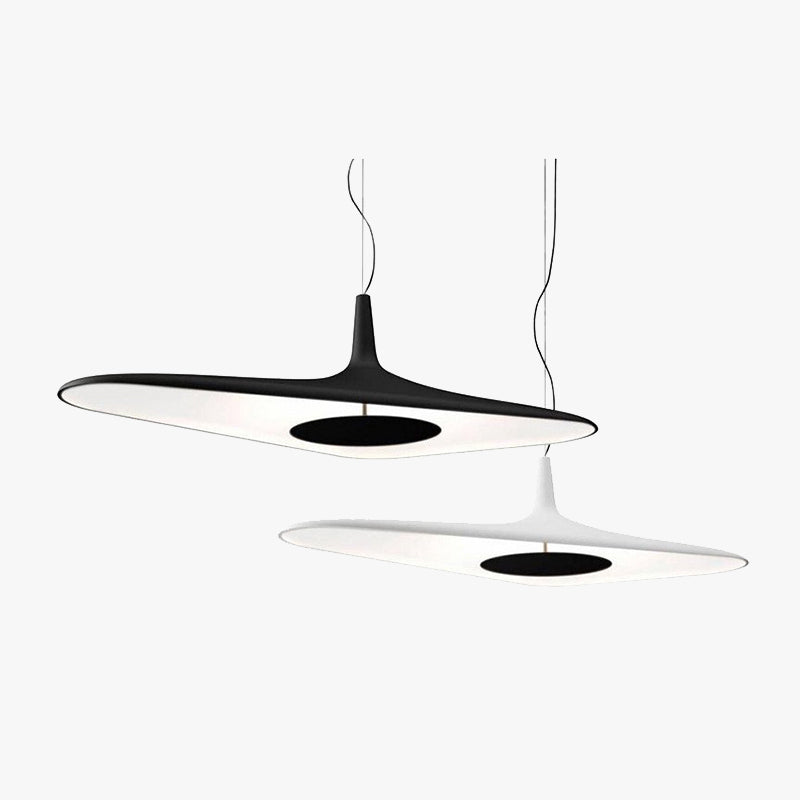 Arisha Suspension Irrégulière Moderne, Résine, Noir/Blanc, Salon - Neutralighting