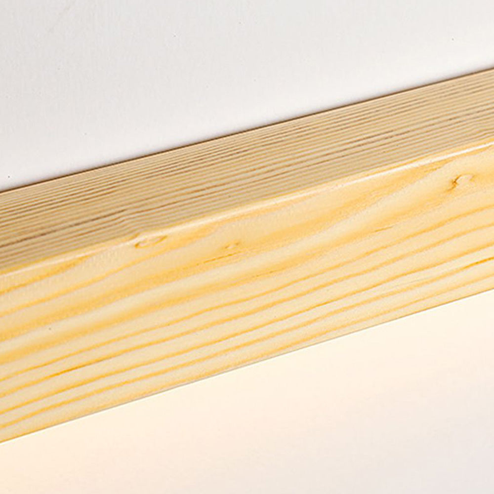 Zenx Applique Murale Linéaire Minimaliste Bois Marron/Bois Chambre - Neutralighting