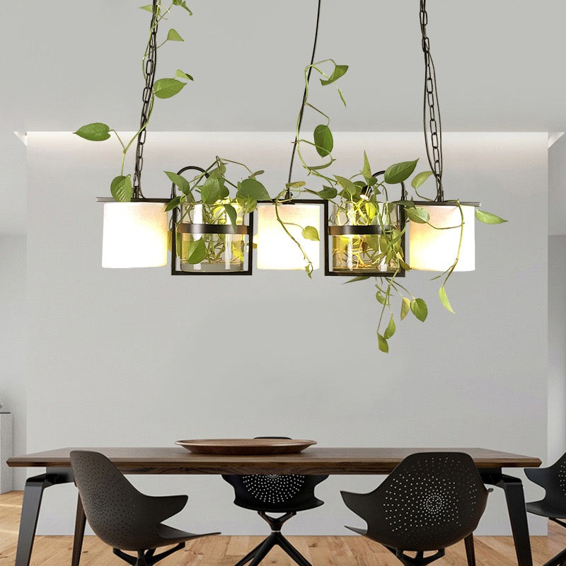 Epoch Moderne LED Suspension Noir Métal Verre Salon Salle à manger - Neutralighting