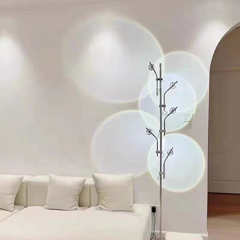 Mira Lampadaire Linéaire Minimaliste, Blanc Chaud/Naturel, Salon
