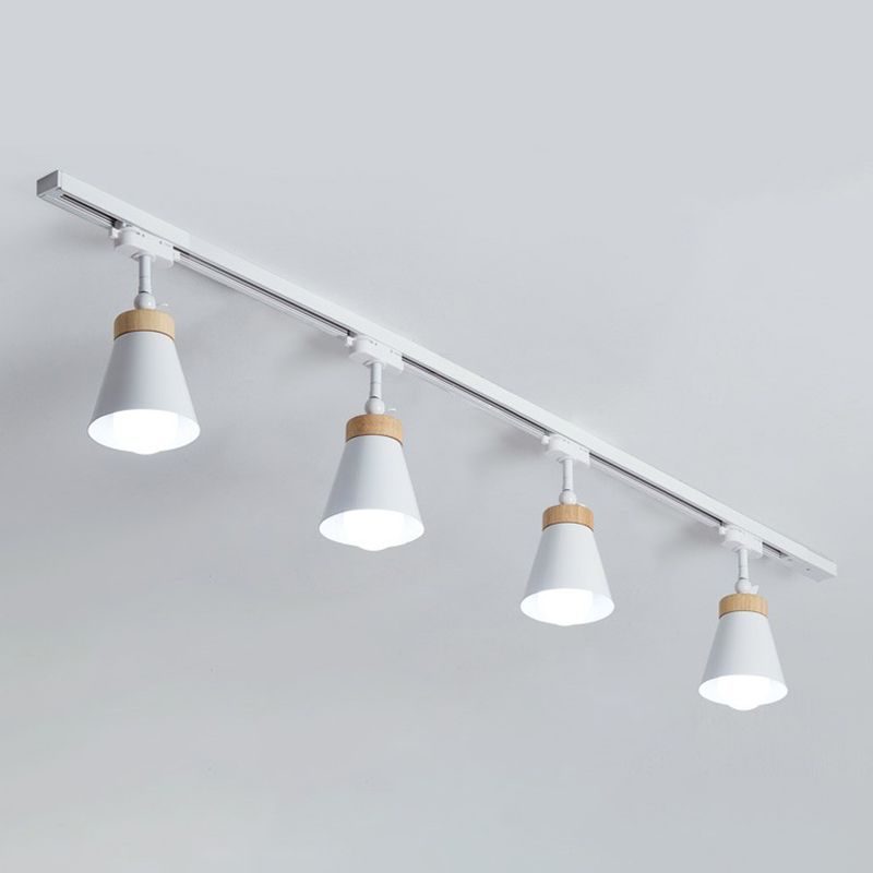 Aim Moderne LED Plafonnier Noir/Blanc Métal Chambre à coucher