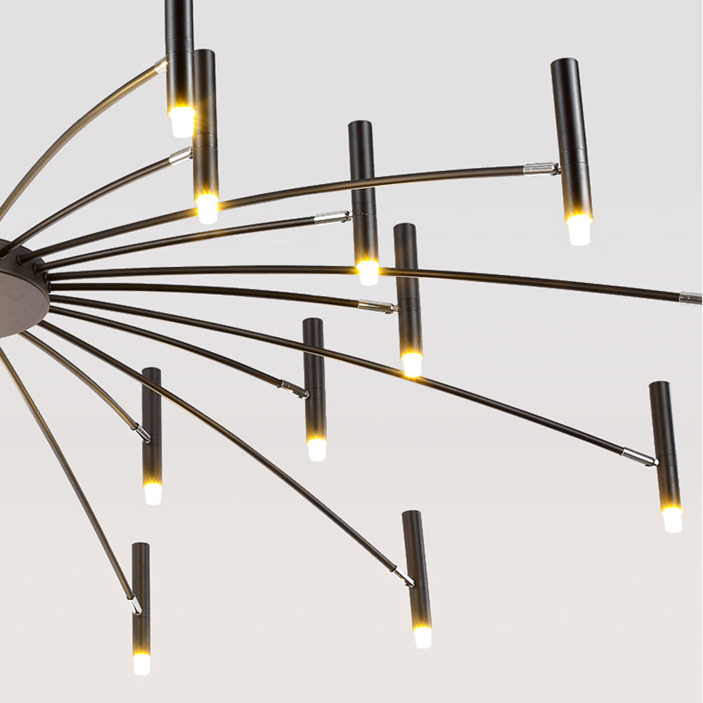 Theno Lustre Simple Noir/Blanc Etude/Salon/Salle à Manger - Neutralighting