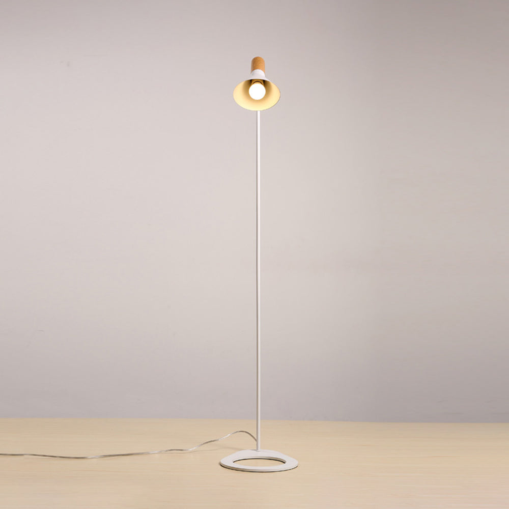 Arisha Design Lampadaire Minimalisme Métal Blanc/Noir Salon/Chambre à Coucher Intérieur
