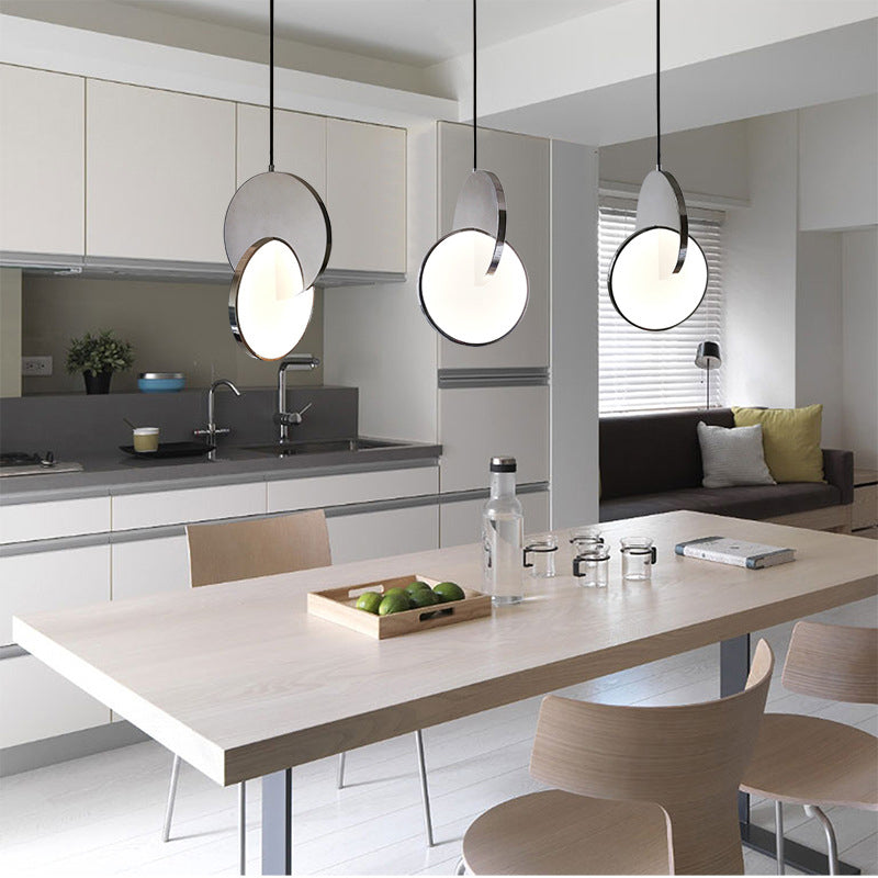 Arisha Luminaires Suspension Minimaliste Métal Or/Argent Salon - Neutralighting