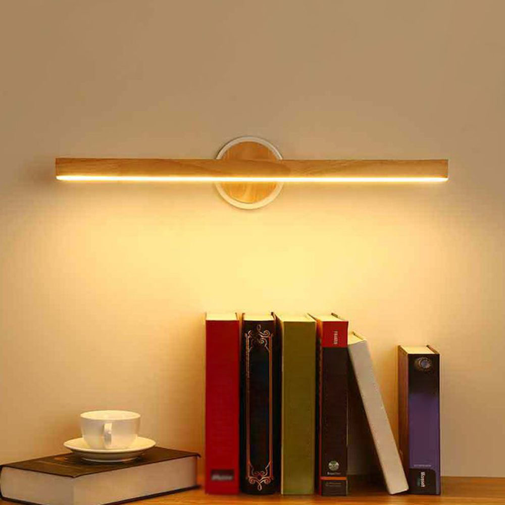 Muto Simple Applique Murale Rectangulaire Moderne LED Bois/Métal Bois Chambre/Salon - Neutralighting