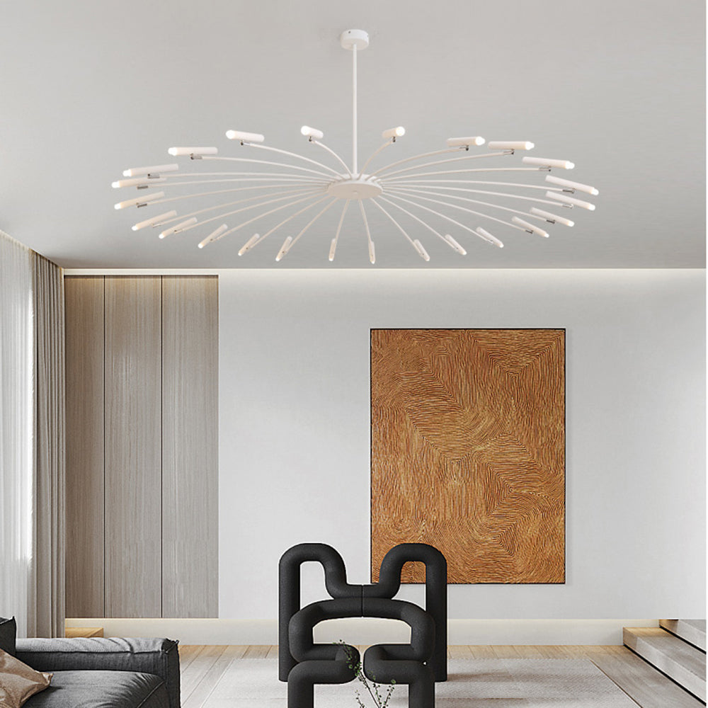Theno Lustre Simple Noir/Blanc Etude/Salon/Salle à Manger - Neutralighting