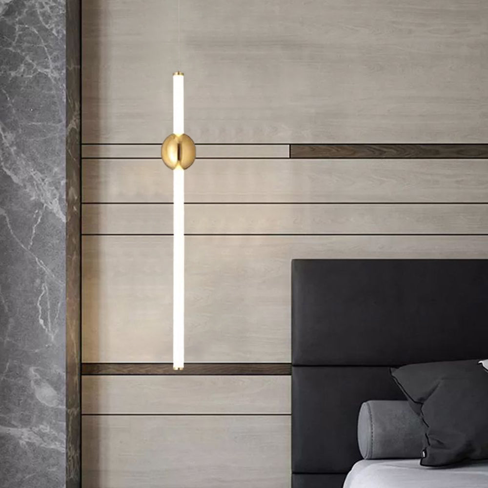 Ray Moderne LED Suspension Or Blanc Métal Verre Salon Salle à manger - Neutralighting
