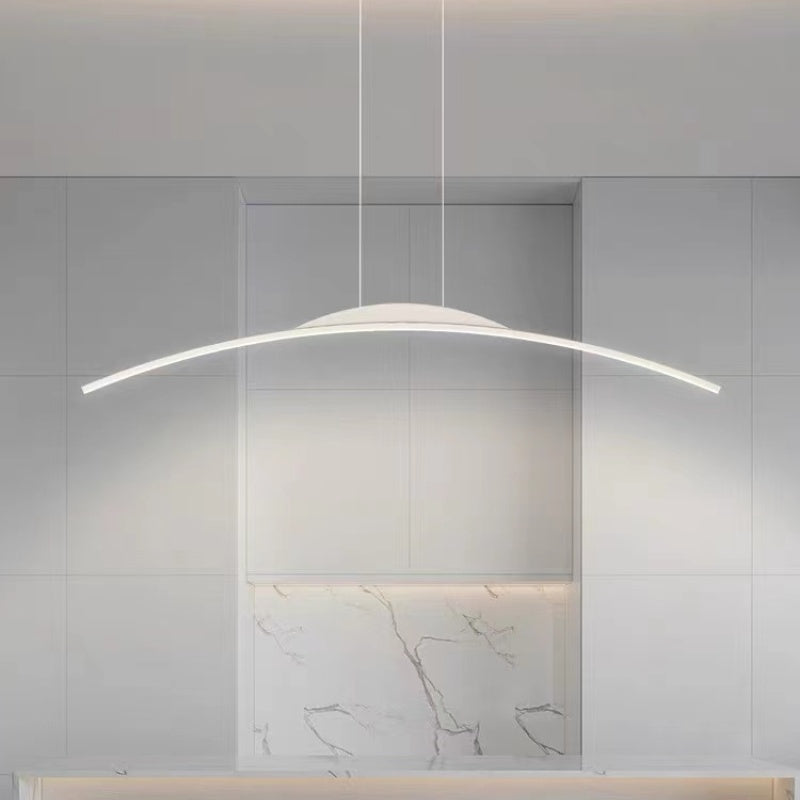 Arisha Suspension Moderne Linéaire LED Simple Nordique Noir Salon - Neutralighting