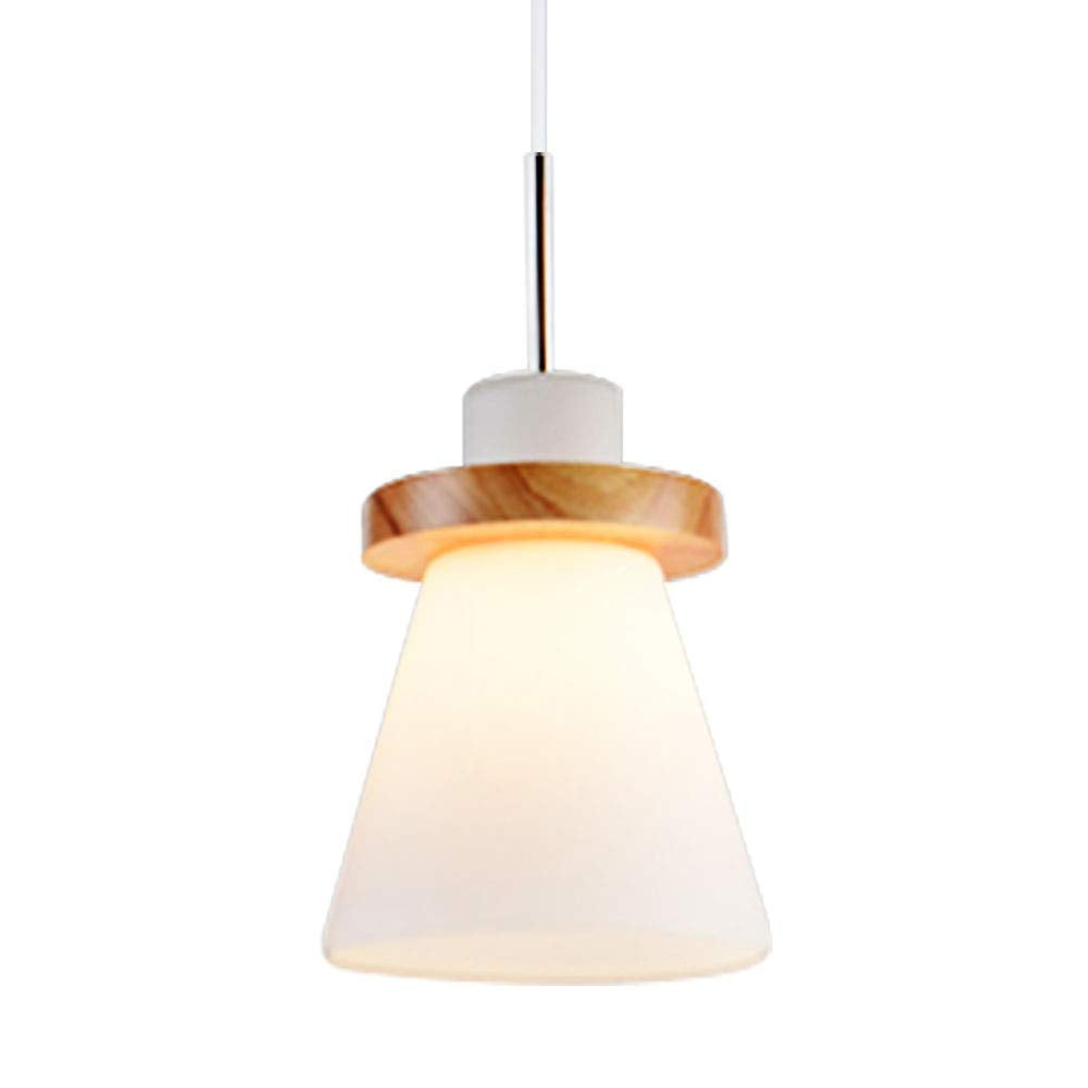 Valentina Minimalisme LED Suspension Bois Verre Chambre À Coucher/Salle À Manger - Neutralighting