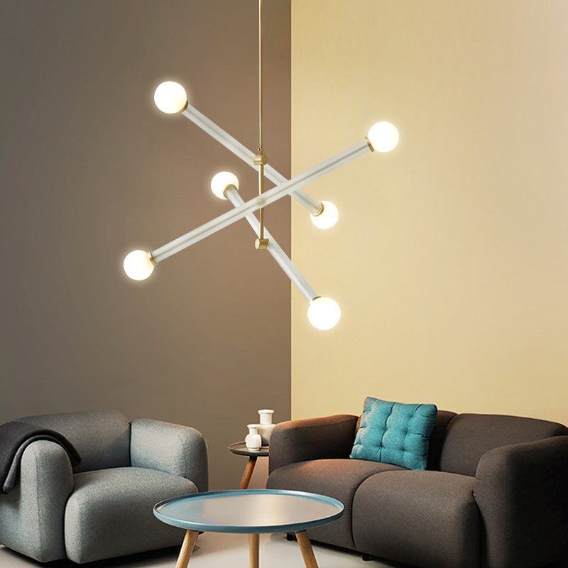 Arisha Suspension Ajustable Modern, Metal/Glass, Salon/Chambre à Coucher - Neutralighting