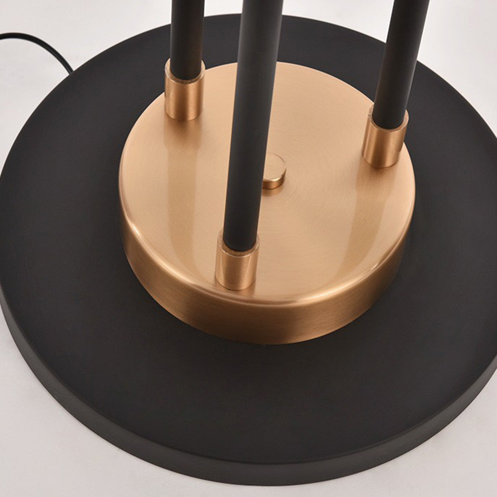 Mira Design Moderne Lampadaire Linéaire Métal Noir/Or Salon Simple