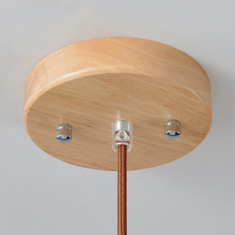 Muto Luminaires Suspension LED Moderne Bois/Verre Salon/Salle à manger - Neutralighting