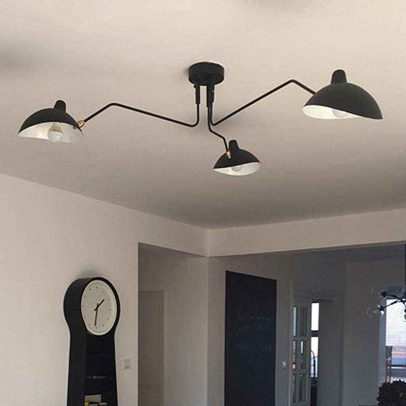 Arisha Luminaires Suspensions Industrielle Moderne Métal Noir Salle d'étude/Salon/Chambre - Neutralighting
