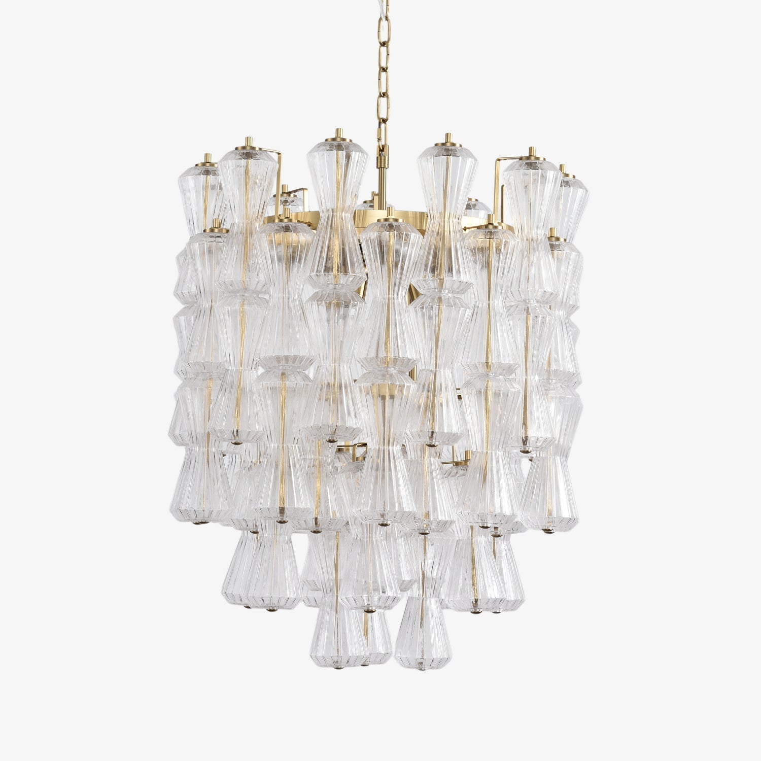 Aurora Chandelier Murano Glass Floral Cascade - Letslighting