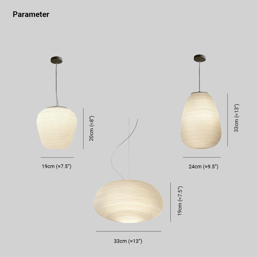 Ritta Design LED Suspension Blanc Verre Métal Chambre à coucher - Neutralighting