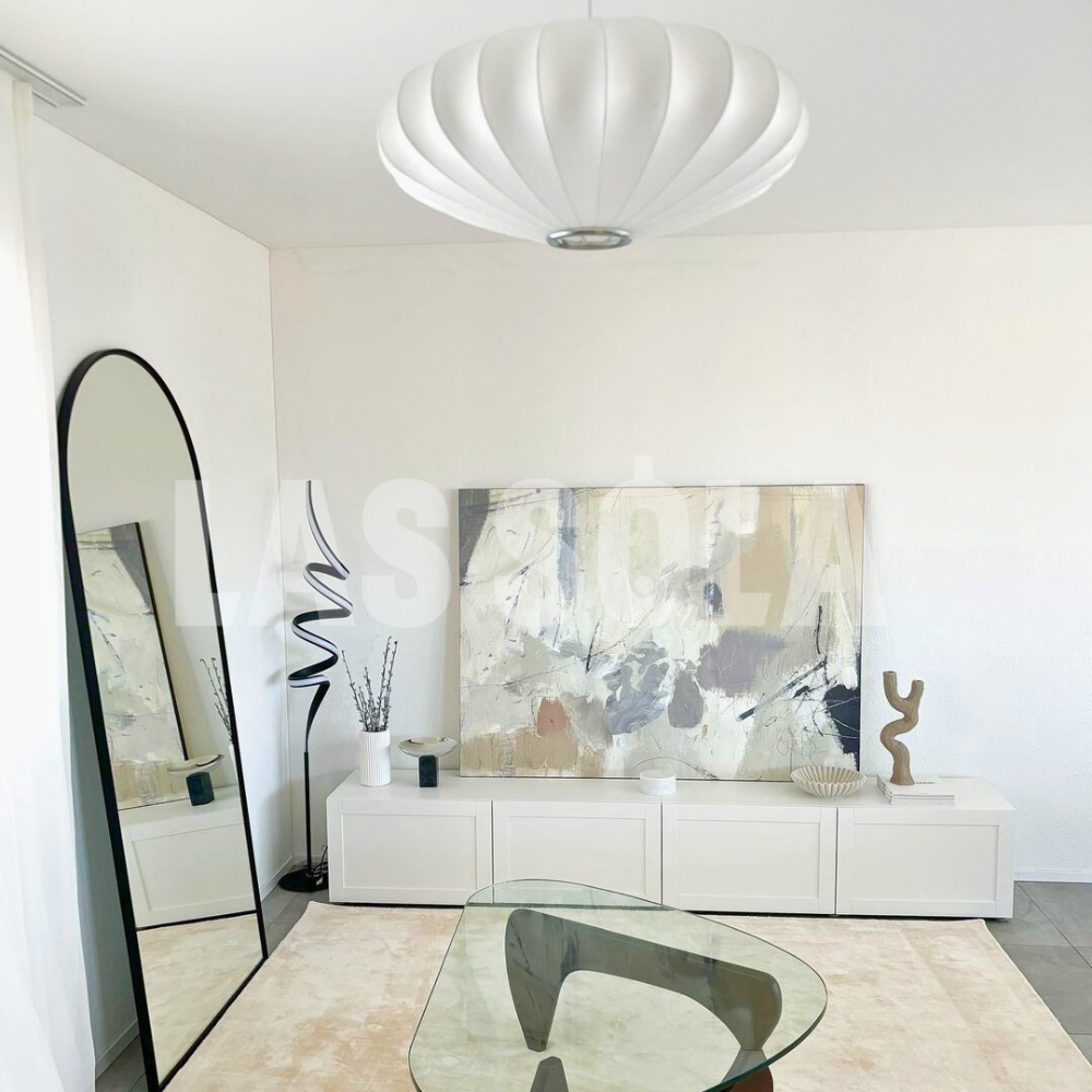 Etrio Suspension Vintage. Métal/Tissu. Blanc. Bar - Neutralighting