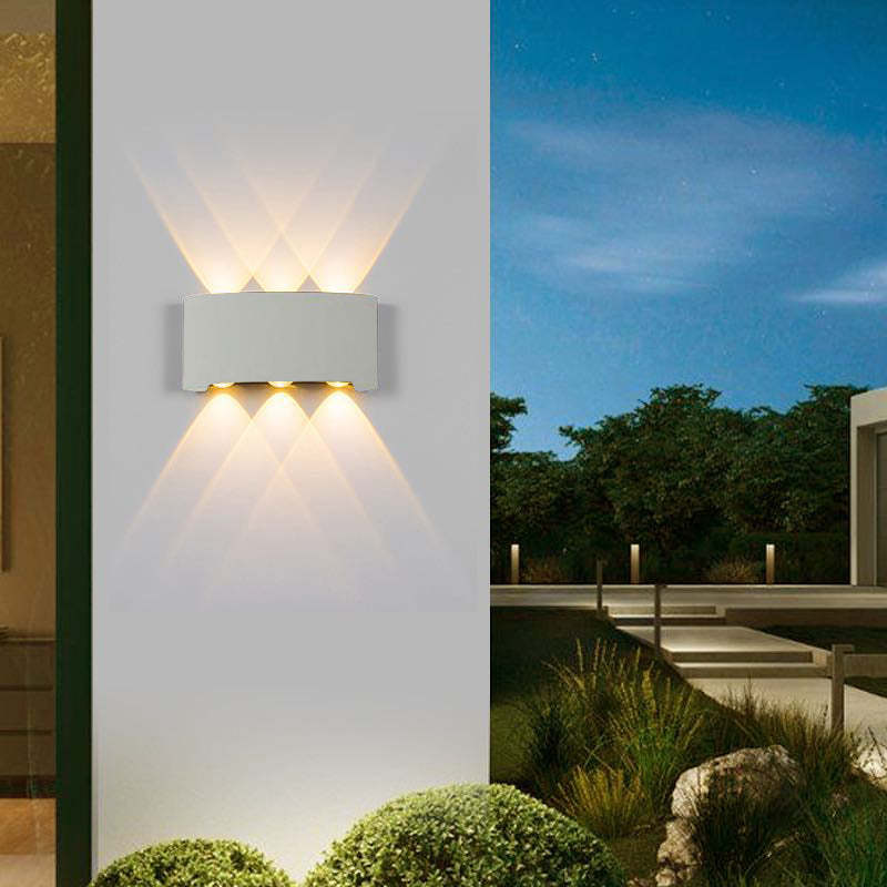 Tronix Applique Murale Rectangulaire Moderne Noir/Blanc. Corridor - Neutralighting