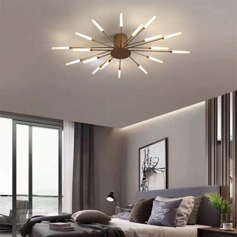 Wesley Plafonnier Fireworks Design Artistique Noir/Doré - Neutralighting