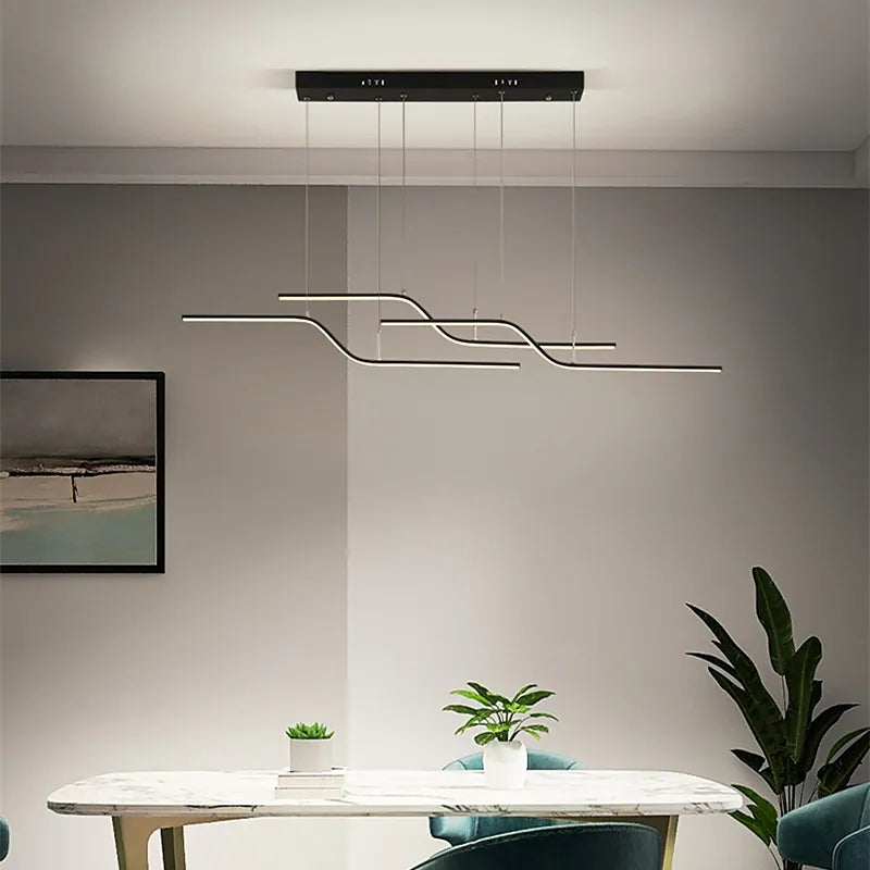 Arisha Luminaires suspension Linéaire Pour Salle À Manger - Neutralighting