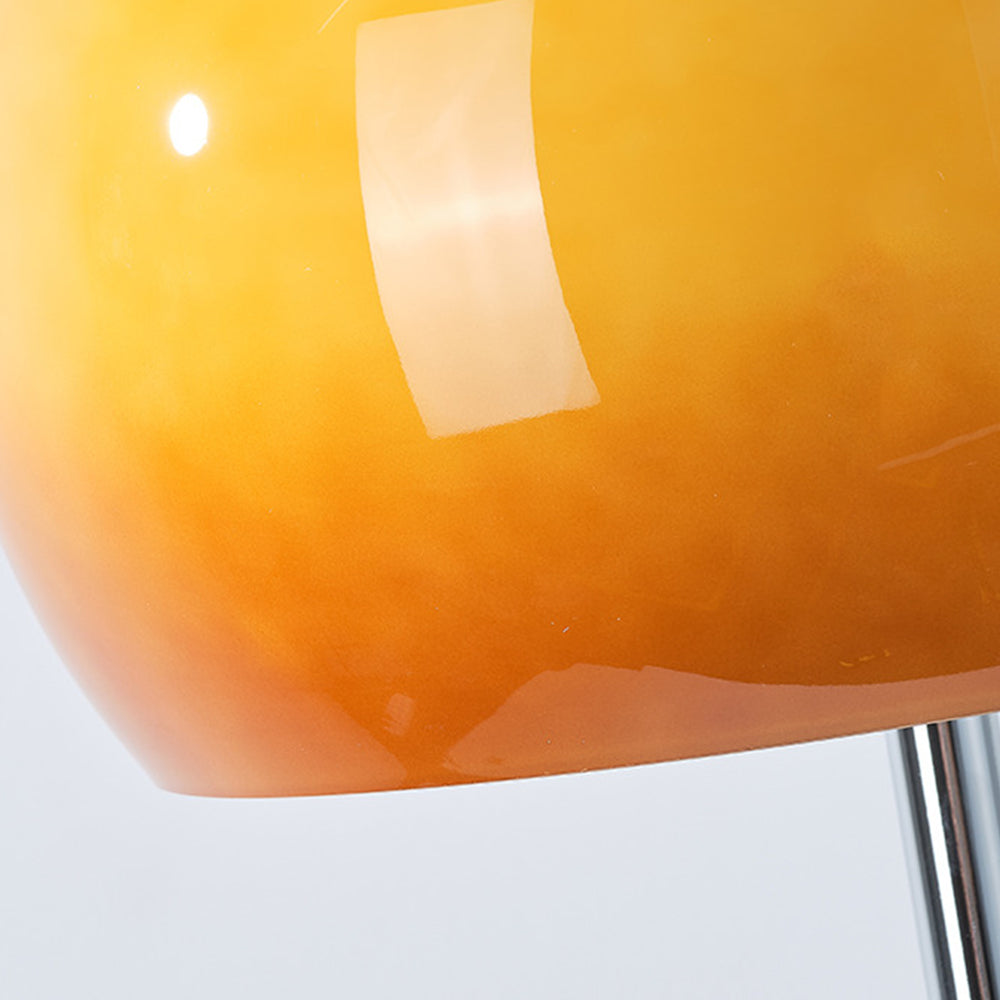 Mira Lampadaire Champignon Moderne, Métal/Verre, Jaune, Salon - Neutralighting