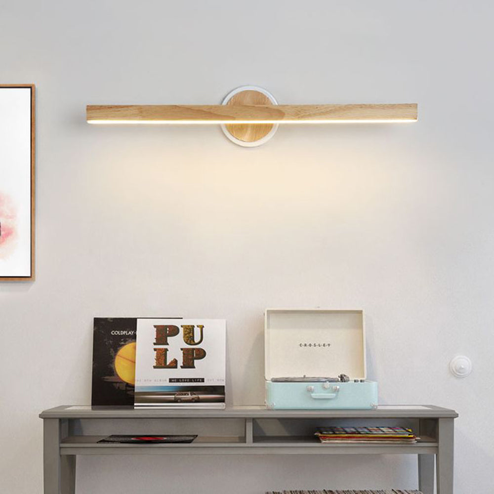 Muto Design LED Applique Murale à Miroir Rectangulaire Moderne Bois Salle de Bain/Chambre - Neutralighting