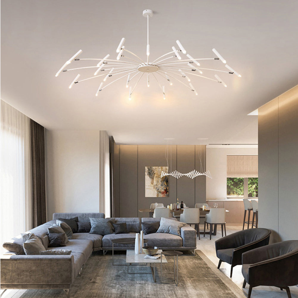 Theno Lustre Simple Noir/Blanc Etude/Salon/Salle à Manger - Neutralighting