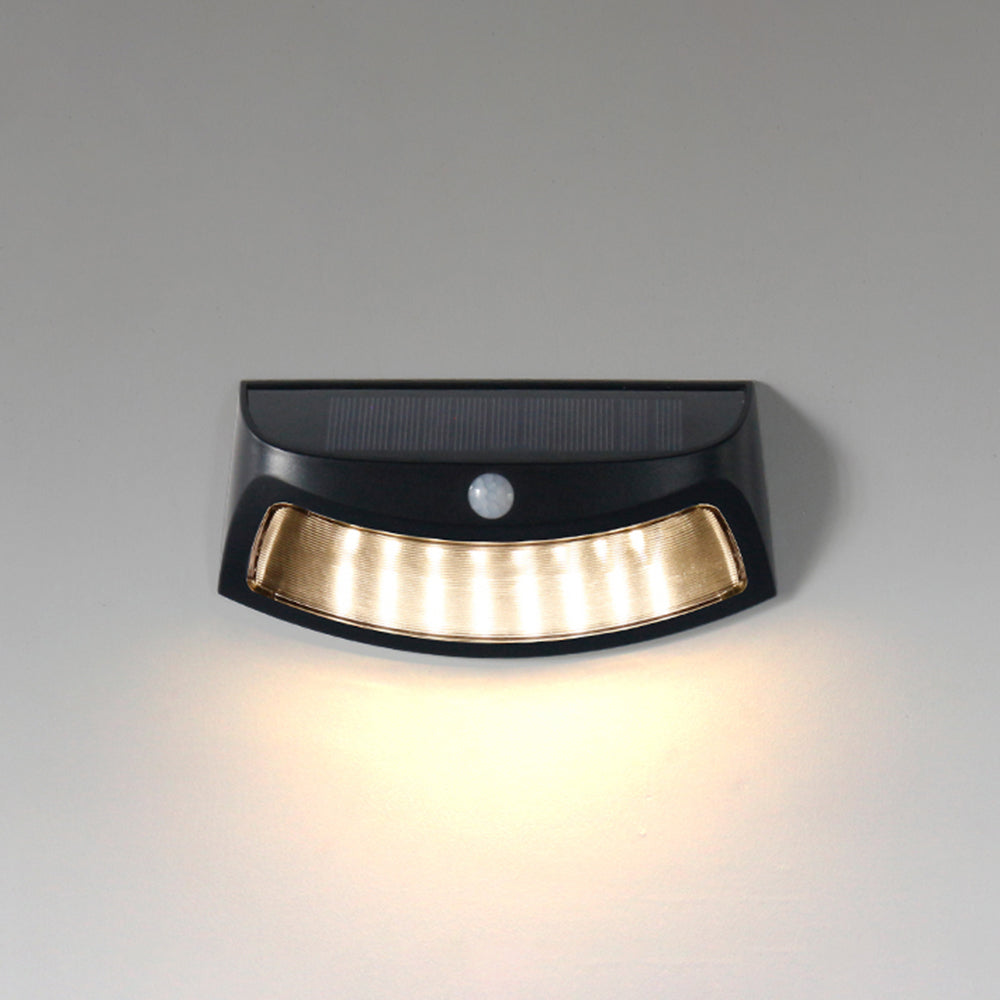 Ray Éclairage Escalier Extérieur Trapézoïdale Simple, Métal/Acrylique, Noir/Copper, Cour - Neutralighting