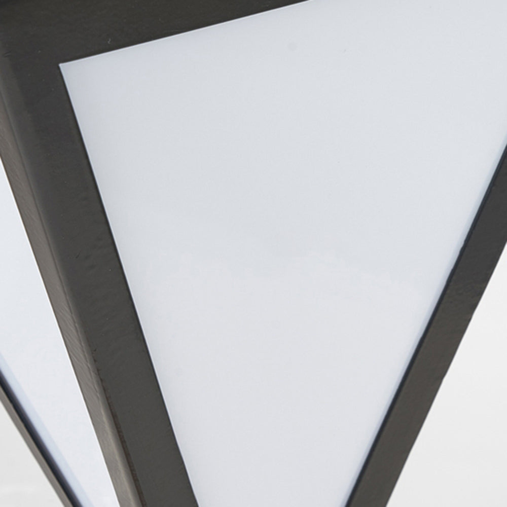 Ray Moderne LED Lampadaire Noir Métal/Verre Allée Exterieur - Neutralighting