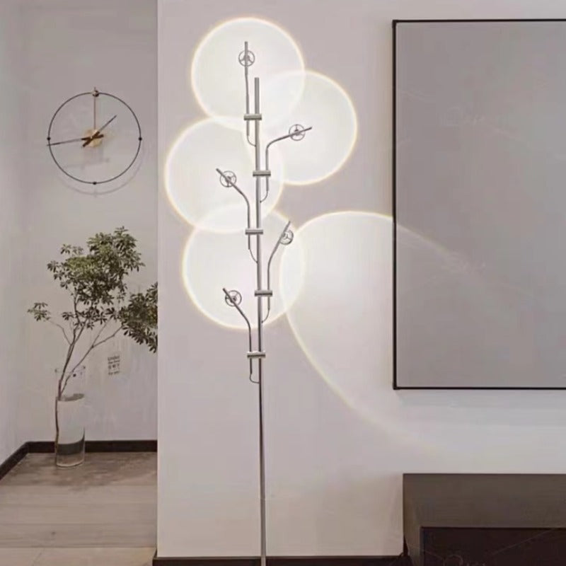 Mira Lampadaire Linéaire Minimaliste, Blanc Chaud/Naturel, Salon